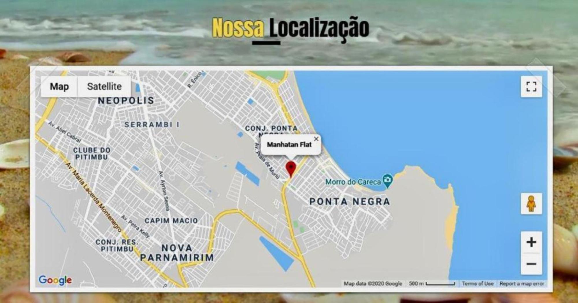 דירות נטאל Aconchegantes Flats, 1 E 2 Qtos, Em Ponta Negra מראה חיצוני תמונה